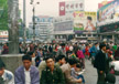 crowd at Guangzhou train station, 2