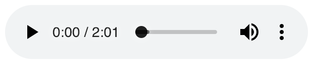 Audio Player Bar